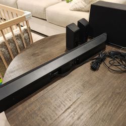 VIZIO 38inch 5.1Channel Sound Bar with Wireless Subwoofer and Rear Satellite