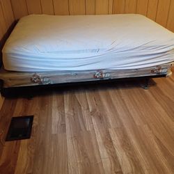 Full Size Bed Frame With Mattress