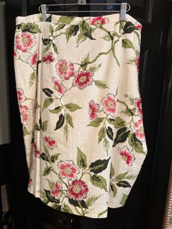 Floral Print Midi Skirt with coordinating sleeveless top
