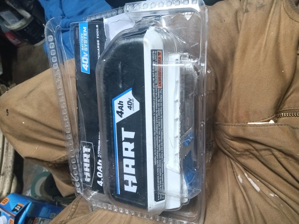 Hart 40v 4ah Battery For Power Tools