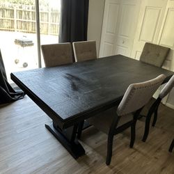 Table 5 Chairs 2 Stools