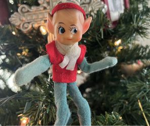 Vintage Ornaments and Raggedy Anne doll