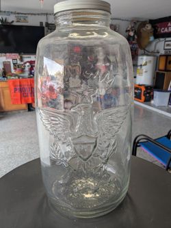 Vintage pickle jar