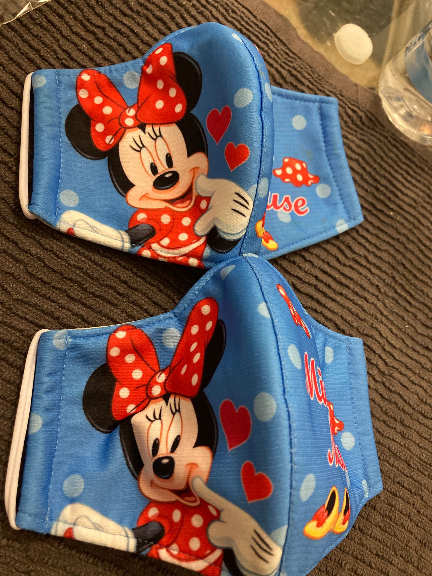 Minnie Mouse face mask both for $12