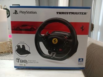 Racing steering wheel for PlayStation 5 or 4