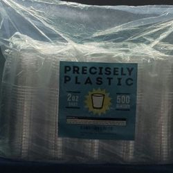 500 Ct. 2oz Plastic Shot Glasses