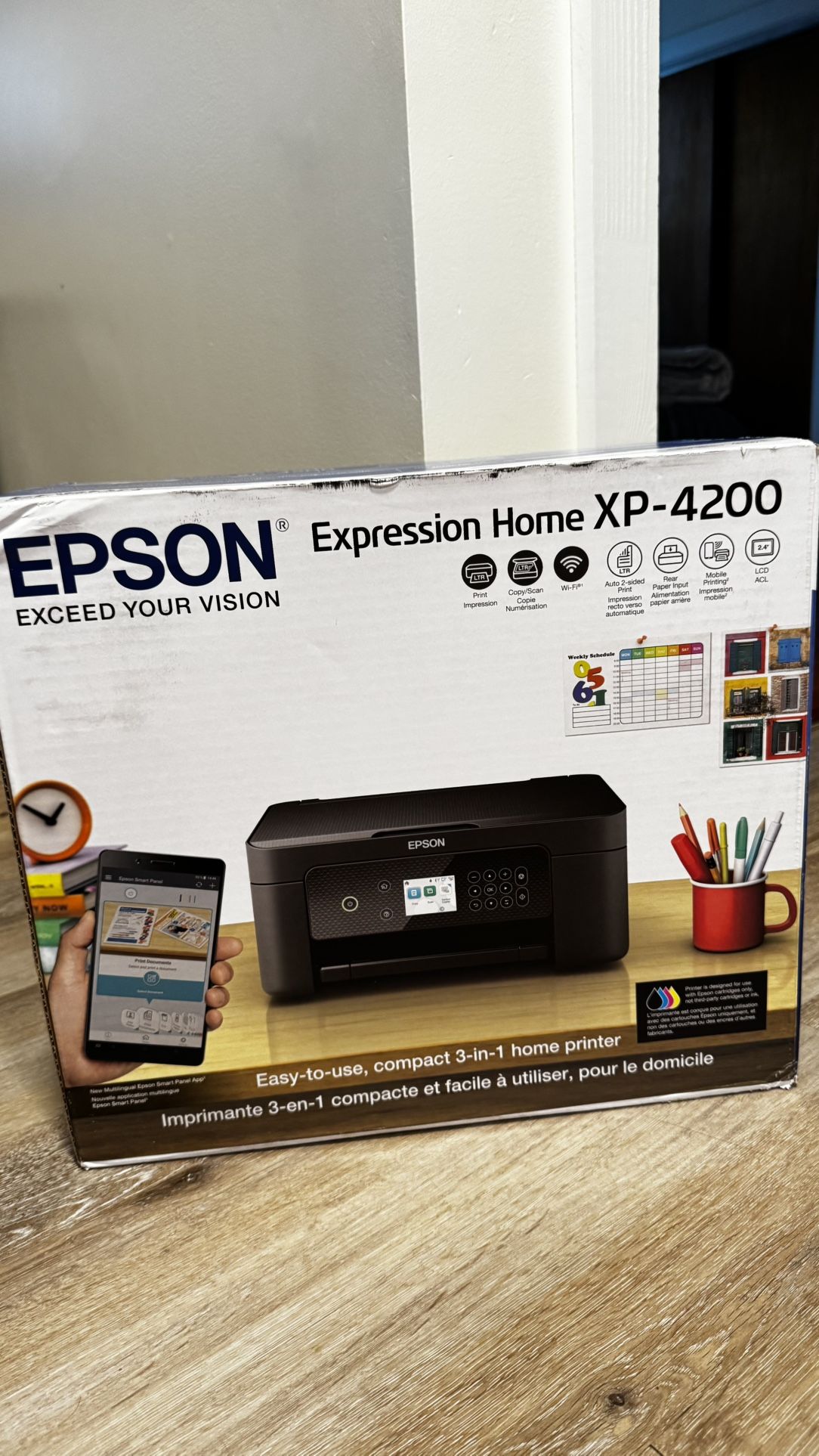 Epson - Expression Home XP-4200 All-in-One Inkjet Printer - Black