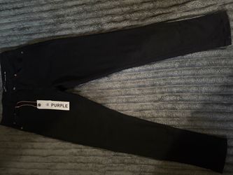 Black Purple Jeans