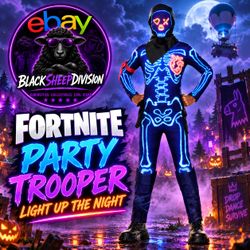 Fortnite Party Trooper Light-Up Costume