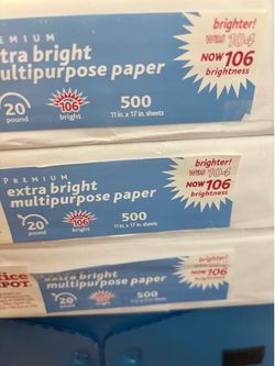 11x17 extra bright multipurpose paper