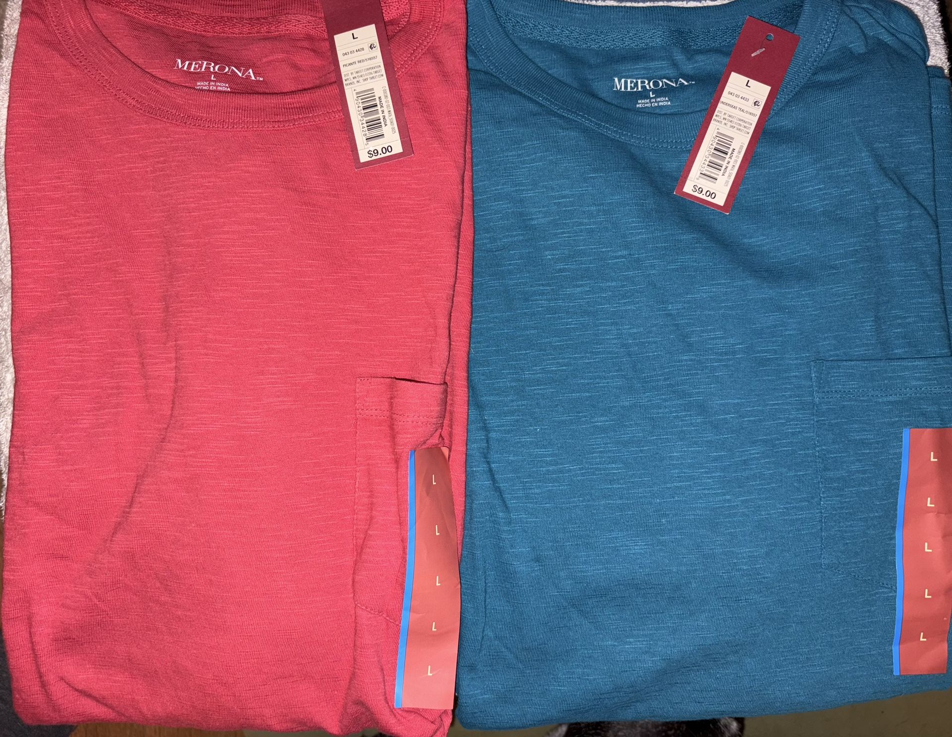 New. Mens Medium Shirt Sleeve Shirts $4ea 2/$7