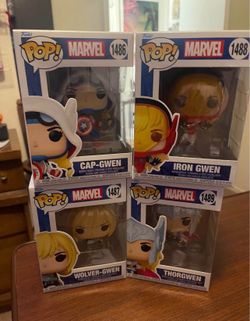 Spider-Gwen Funko Set of 4