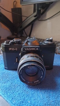 Yashica FX-1 35mm SLR Film Camera w/ 50 mm lense