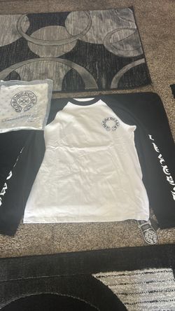Chrome Hearts White and Black Long Sleeve Shirt