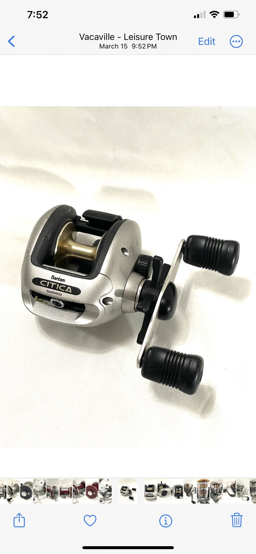 Great Condition Shimano Citica C-1201 Bait Caster  Fishing Reel