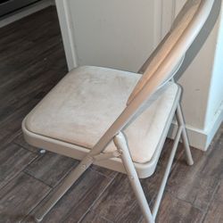 Padded Folding Chair Used