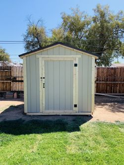8 ft x 8 ft Wood Storage shed (HOA Approved)