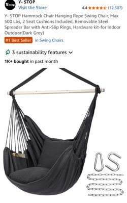 Dark Grey hanging chair