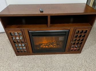 Electric Wood  fireplace
