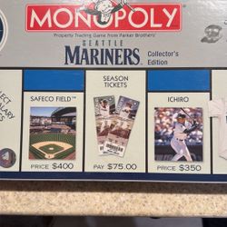 Mariners Special Edition Monopoly Game 