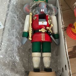 New In Box KG Stracoland Mouse Soldier Hand Crafted Wooden Nutcracker 
