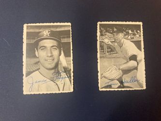 1969 Topps Deckle Edge Fregosi and Haller