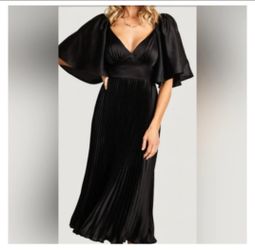 Baltic Born Aubree Pleated Midi Dress NWT, Size Small