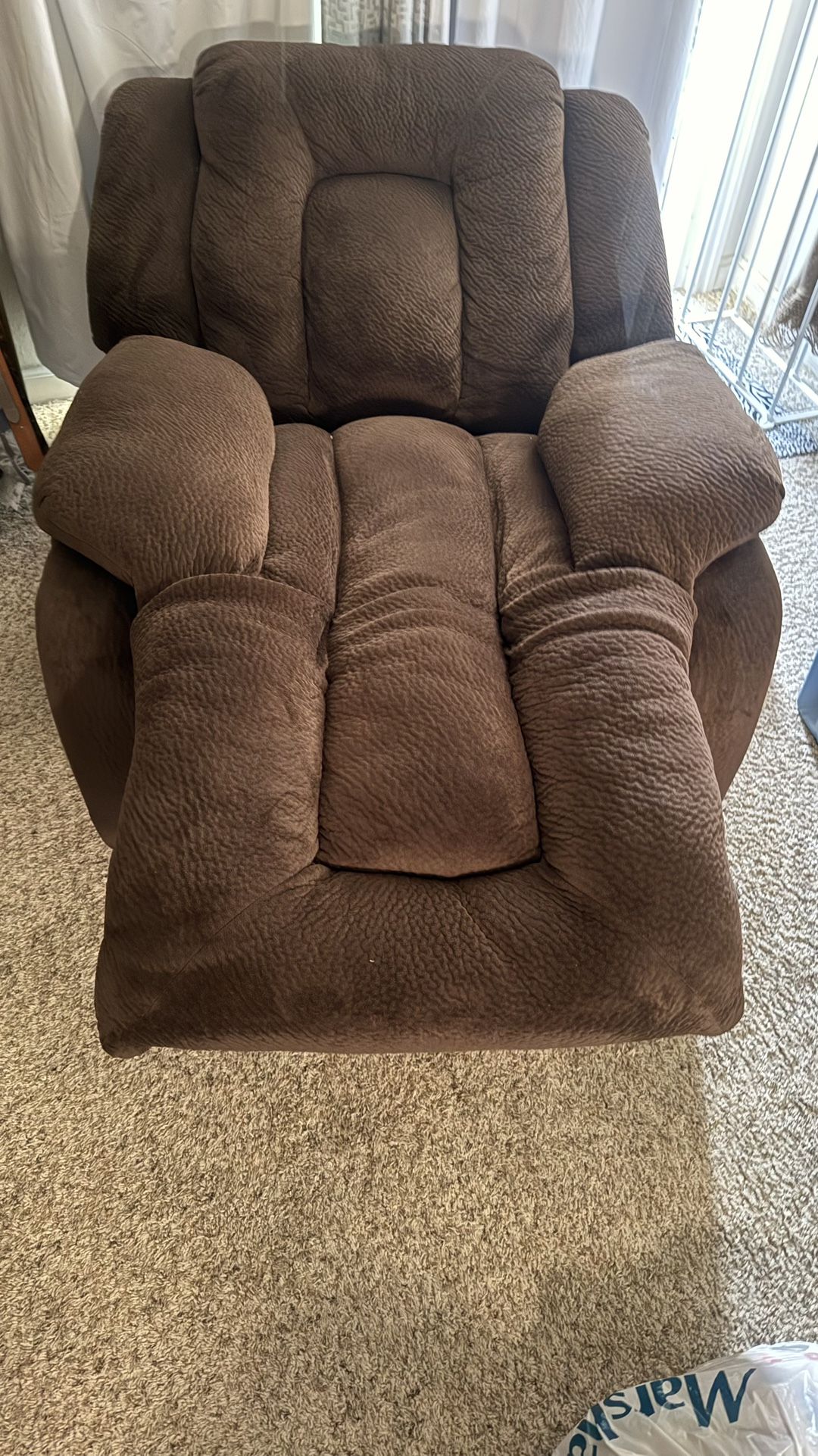 Recliner & Queen Bed Frame With Drawer