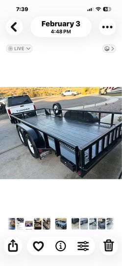 TRAILER  HD AUTO EQUIPMENT TOYS LIGHTLY USED, VERY NICE HEAVY DUTY RAMPS TITLE AND NEW REGISTRATION IN HAND