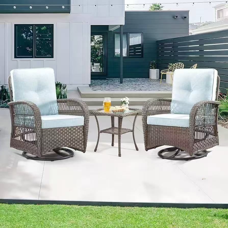 ❤️ Set 3 Piece Outdoor Patio Furniture