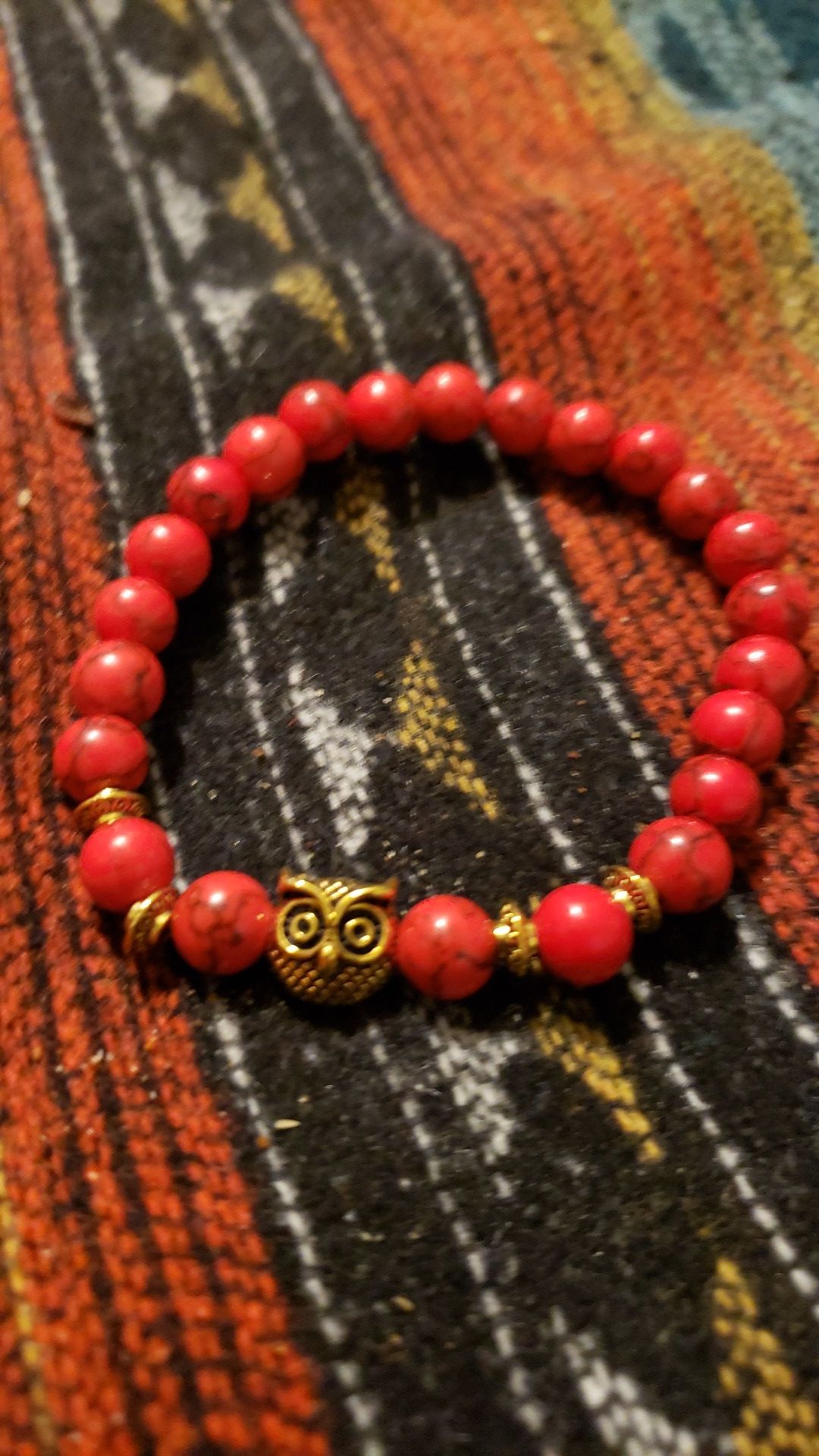 real stones unisex bracelet