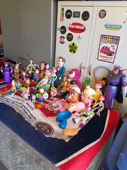 Very large collection of toy story assorted characters