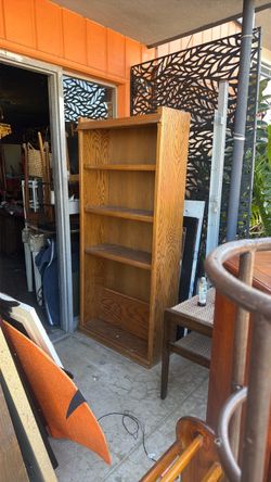 Antique bookshelf
