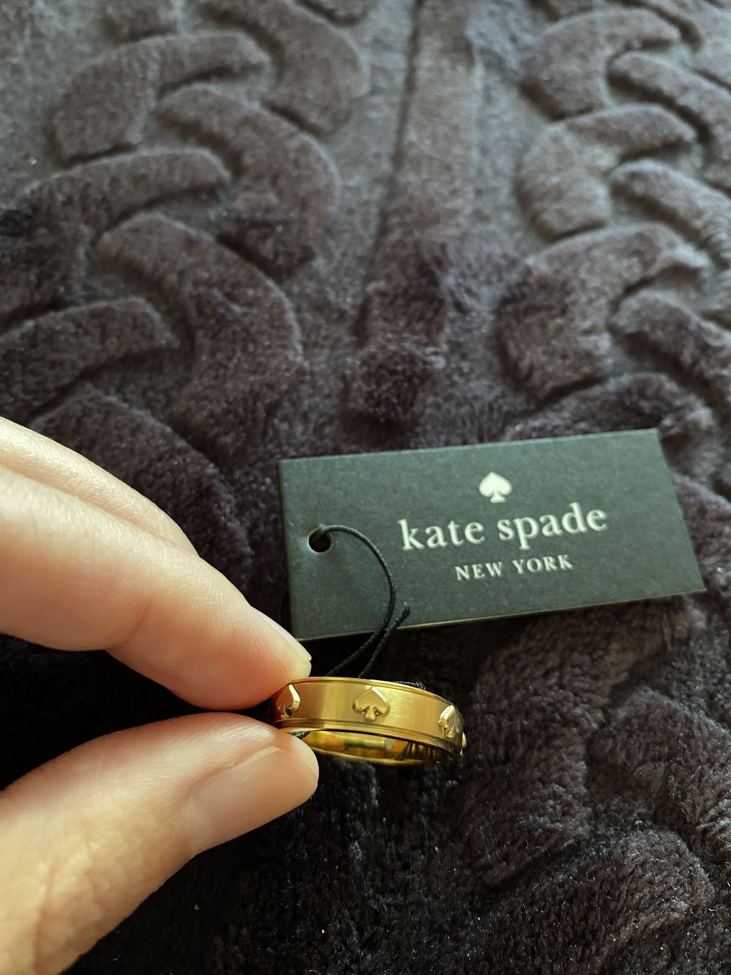 Kate Spade Gold Ring - Size 5 (Brand New)