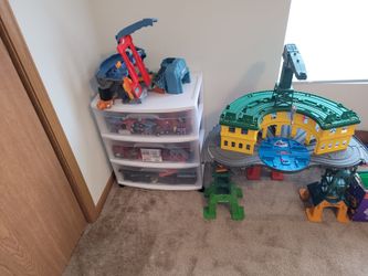 Thomas trains tracks and cranky