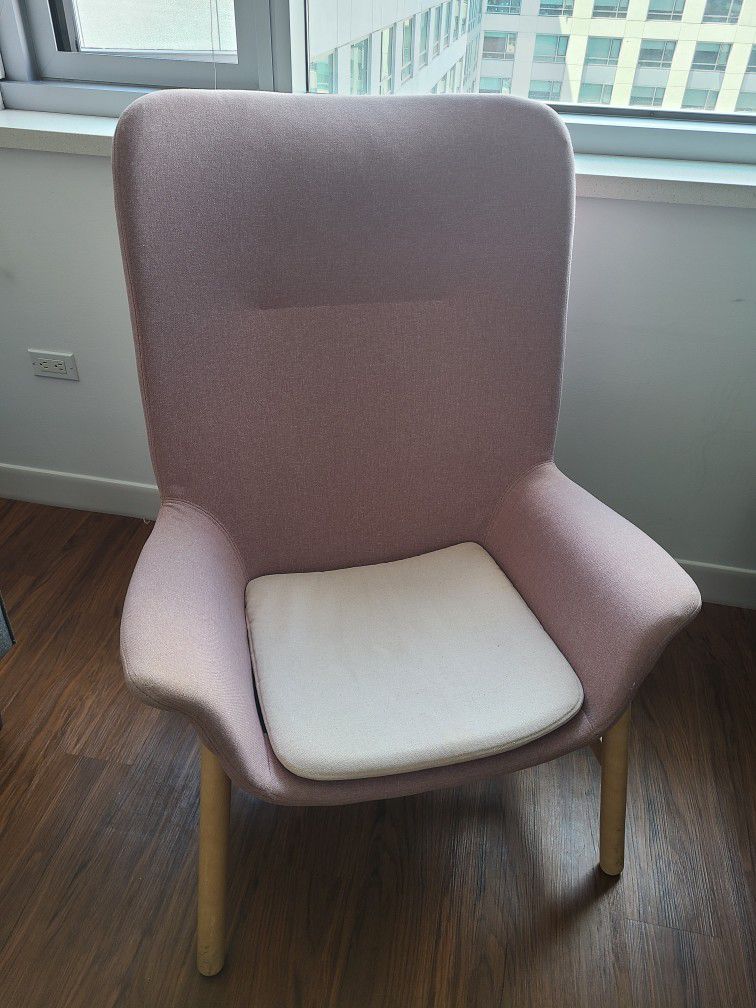 Pink Fabric Chair