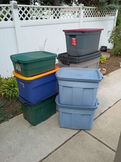 Storage totes $4.00 each