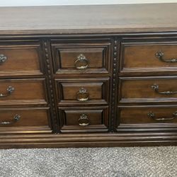 Dresser, 2- Night Stand, and Octagon Side Table