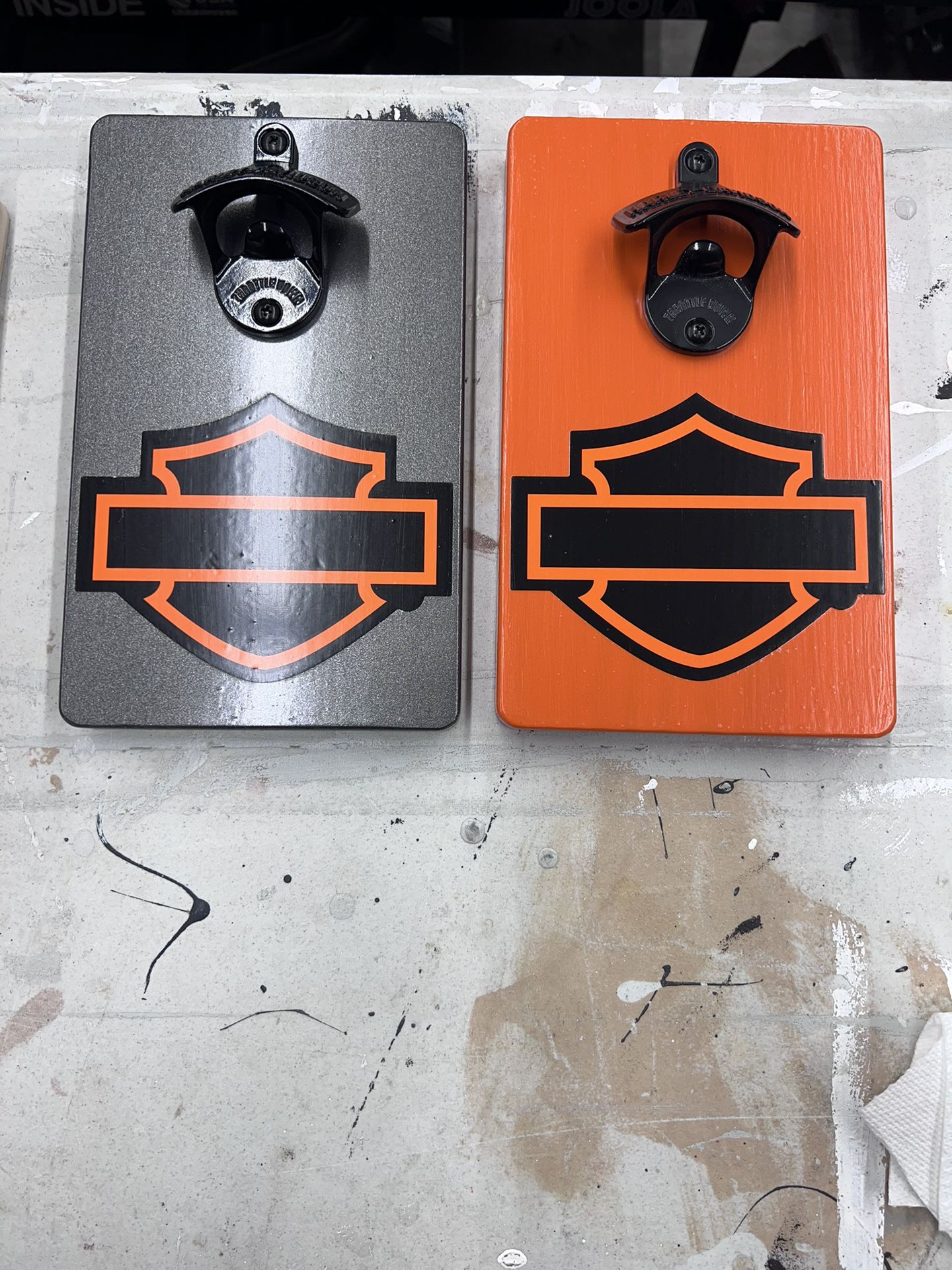 Harley-Davidson Themed Bottle Openers w/ Magnetic Catch