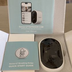 *SENSE-U  EWIRELESS INDOOR/OUTDOOR SECURITY BABY MONITOR*