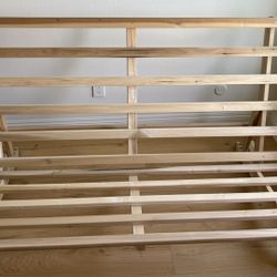 Futon Frame Queen Foldable Couch Bed Made In USA