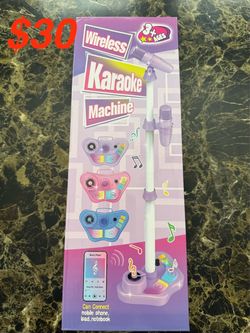 Kids Wireless Karaoke Machine NEW