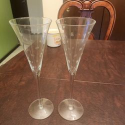 Kate Spade Champagne Flutes