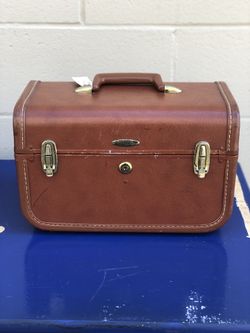 Vintage Taperlite Leather Cosmetics Hard-case