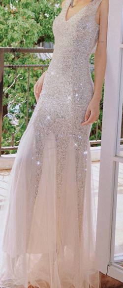 Elegant Prom Dress – Light Pink / Formal Evening Gown