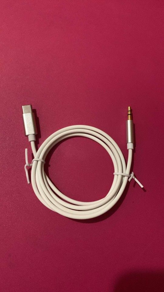 AUX USB C-Type Audio Music Car Cord Cable for Samsung, IPhone, IPad and IPod