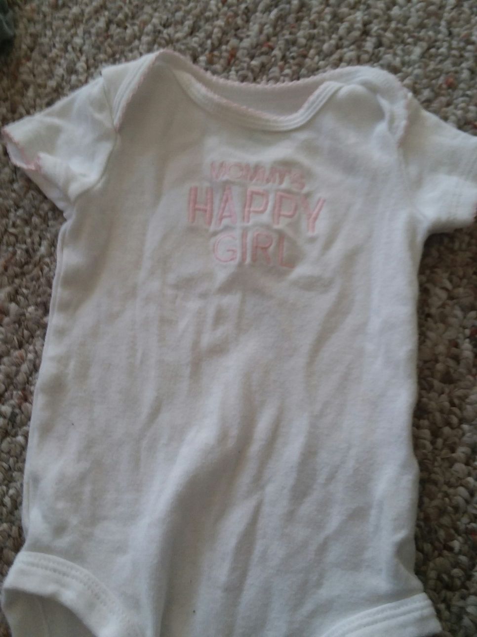 3-6 month onesie