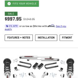 2023 F150 3 Inch Rough Country Lift 