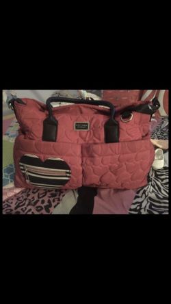 Betsy Johnson Hot Pink Diaper bag