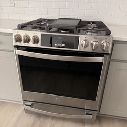 GE Gas Stove 5 burners